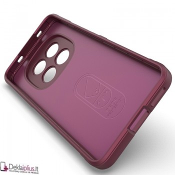 Magic Shield guminis dėklas - bordo (Xiaomi Redmi Note 15 Pro 4G)